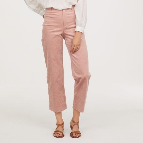 h&m wide leg corduroy pants